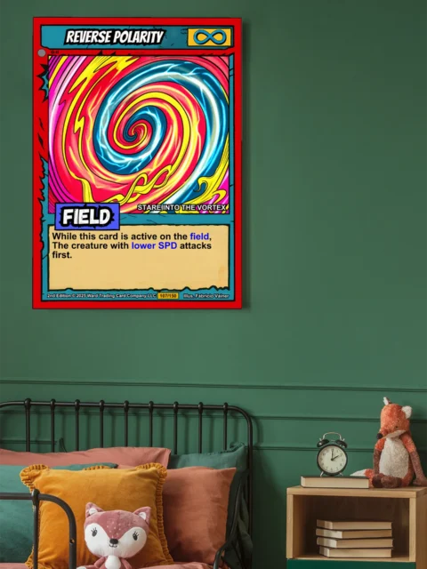 Reverse Polarity Gallery Canvas Print from Ward TCG