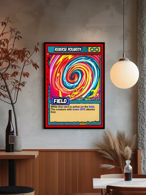 Reverse Polarity Gallery Canvas Print from Ward TCG