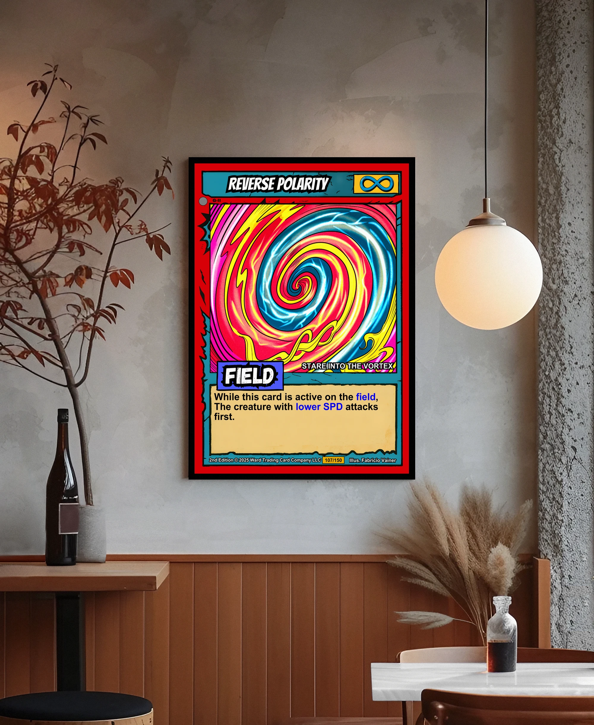 Reverse Polarity Gallery Canvas Print from Ward TCG