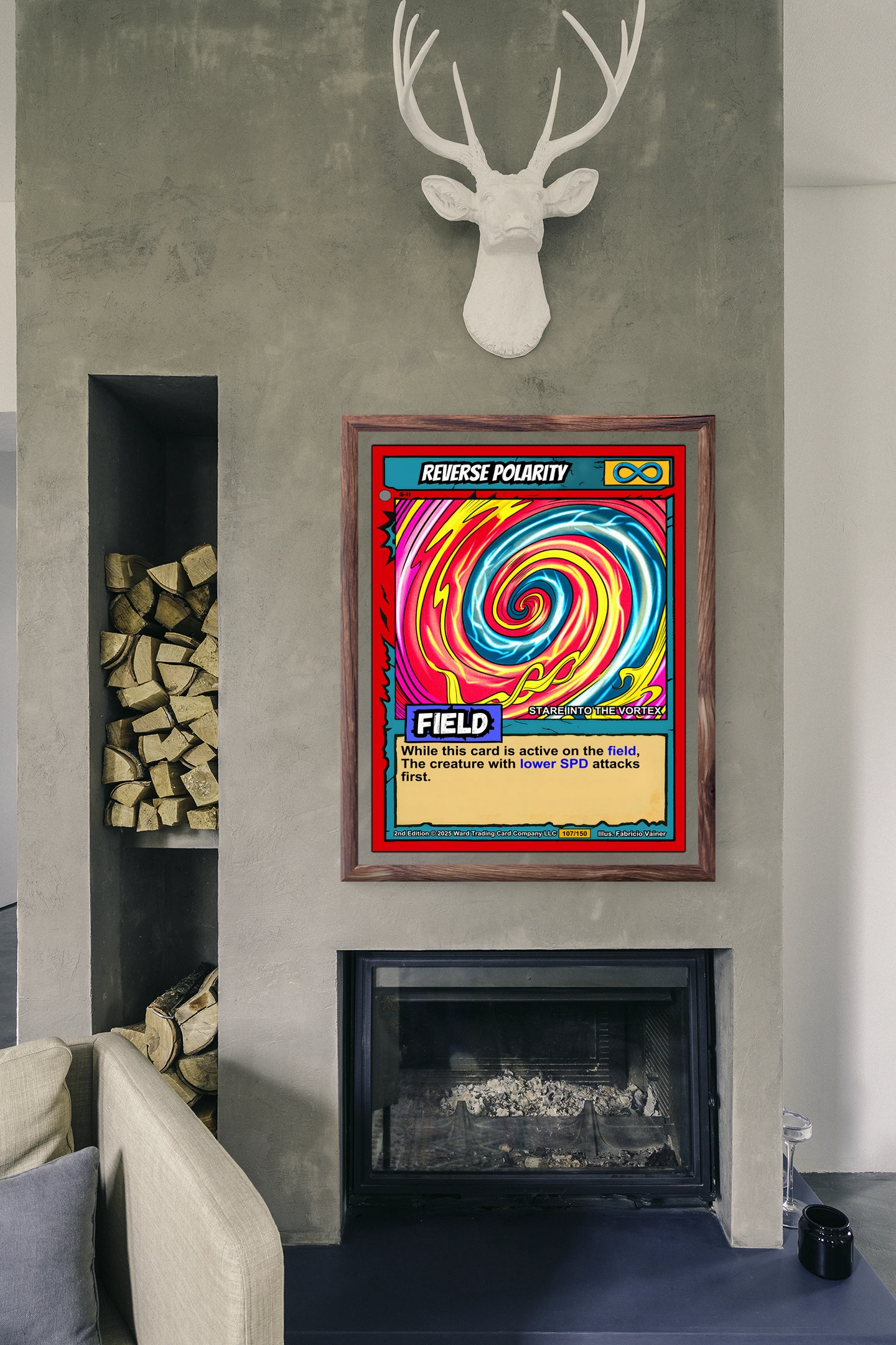 Reverse Polarity Gallery Canvas Print from Ward TCG - Image 4