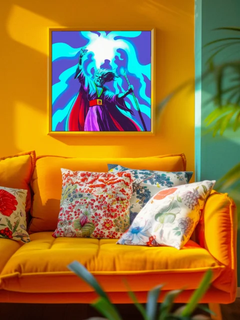 Revival Priest Art Fantasy Canvas Print from Ward TCG