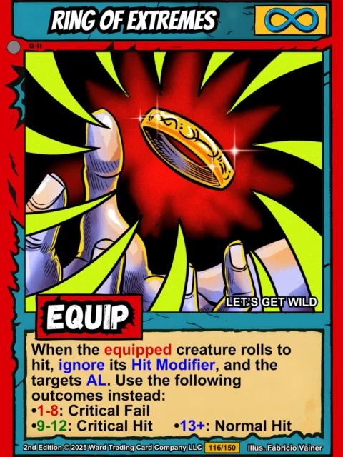 Alternative view of Ring Of Extremes Fantasy Canvas Print from Ward TCG