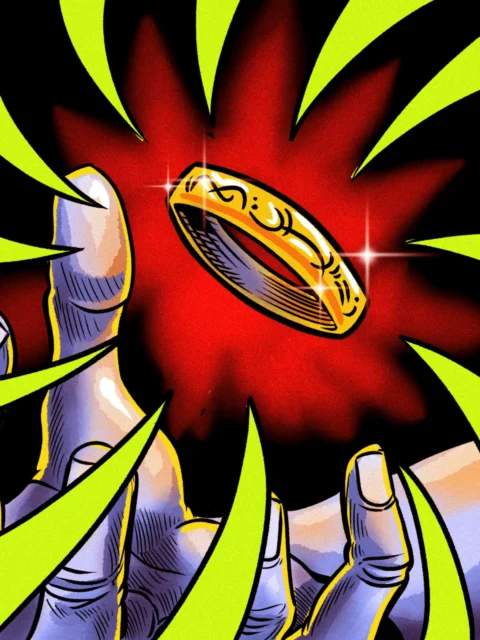 Alternative view of Ring Of Extremes Art Fantasy Canvas Print from Ward TCG