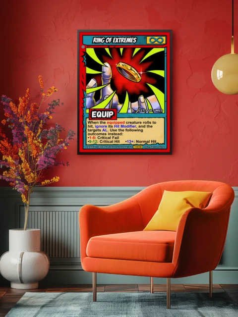 Ring Of Extremes Fantasy Canvas Print from Ward TCG