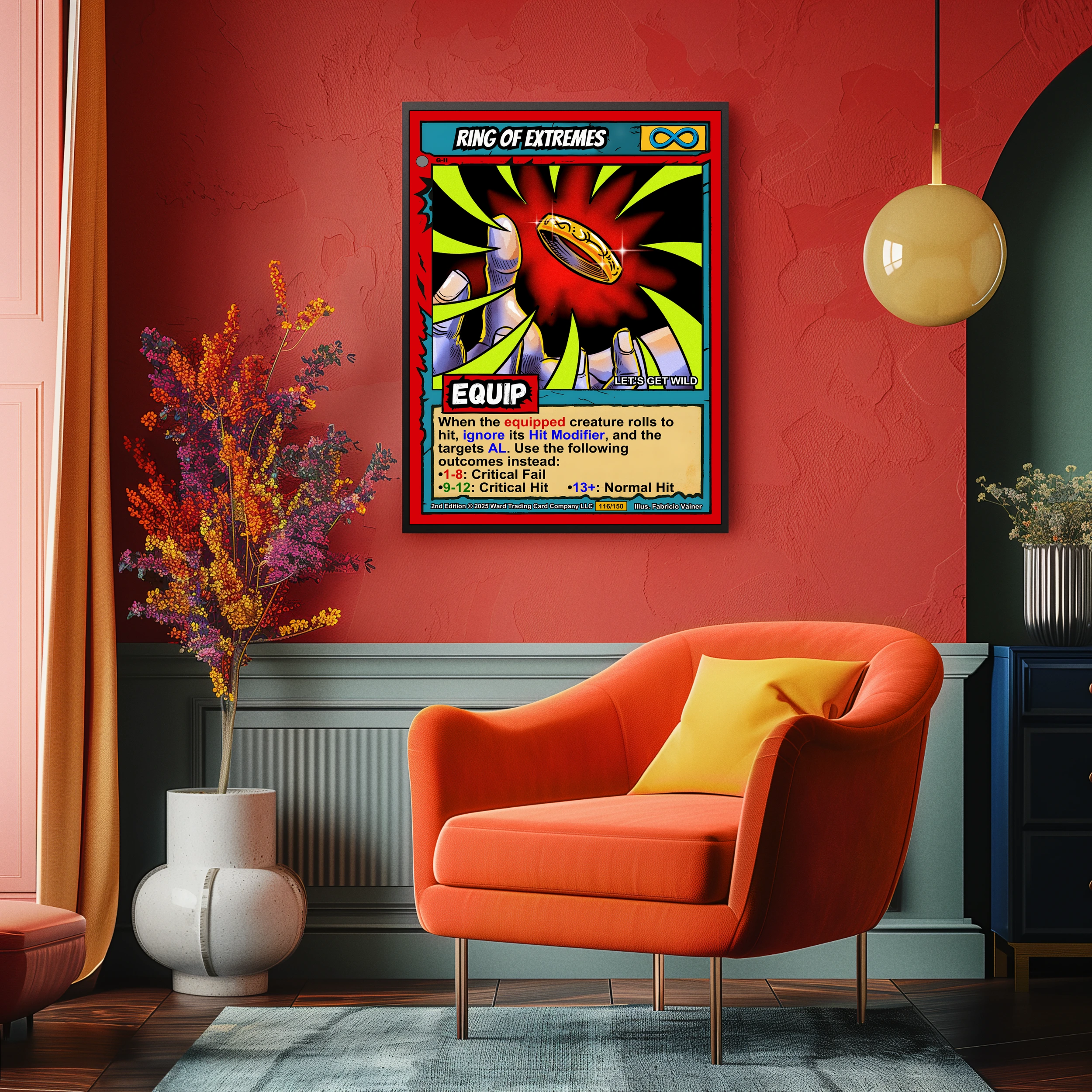 Ring Of Extremes Fantasy Canvas Print from Ward TCG