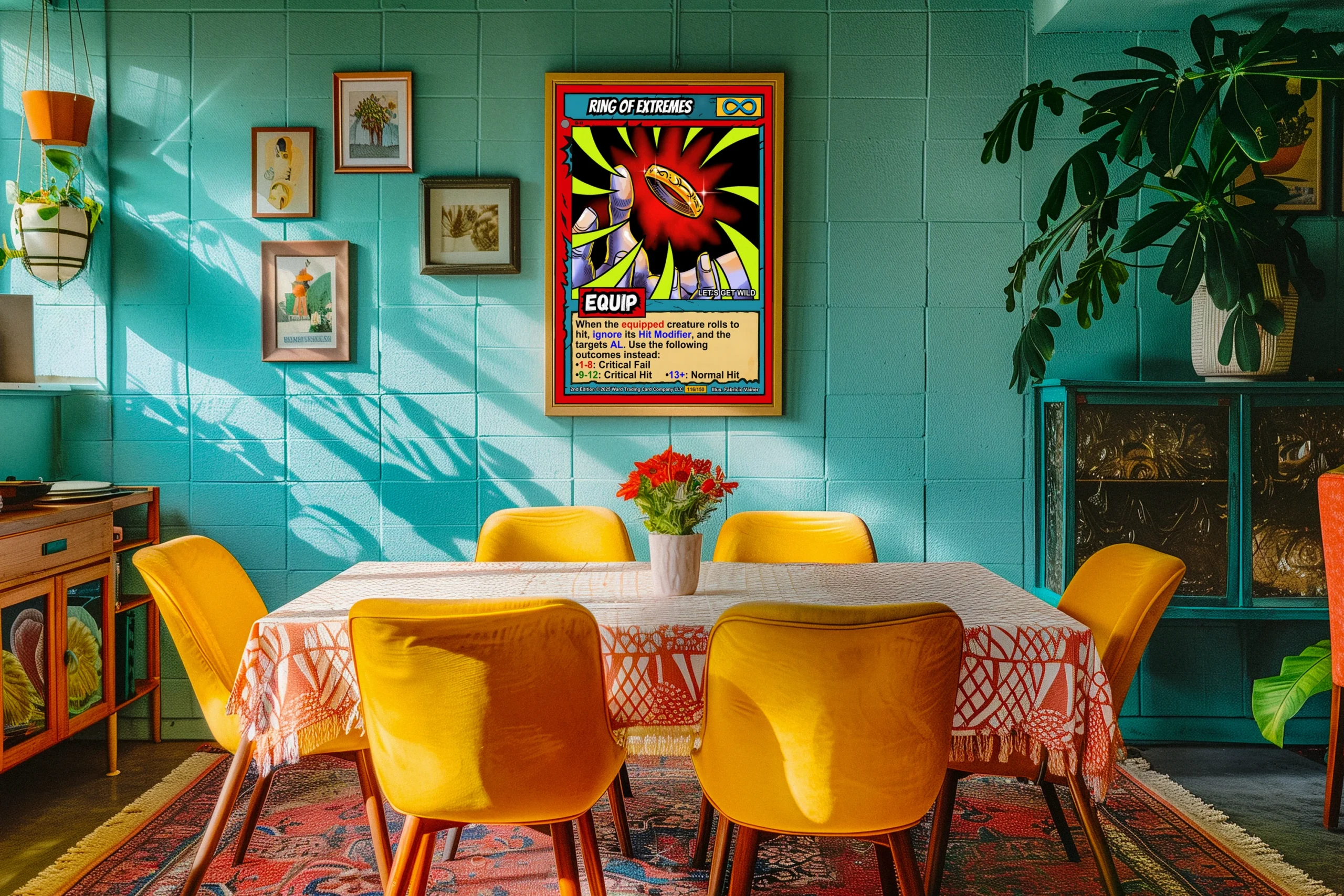 Ring Of Extremes Fantasy Canvas Print from Ward TCG - Image 4