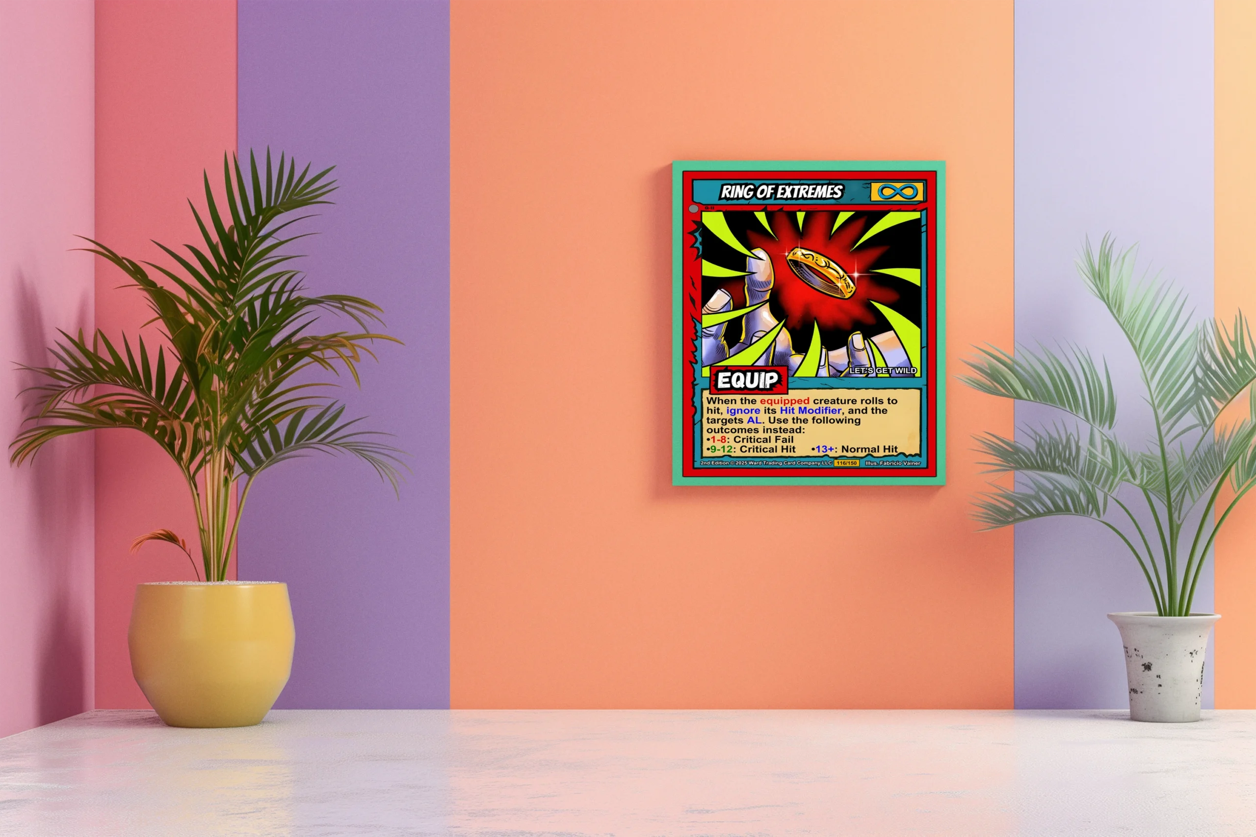 Ring Of Extremes Fantasy Canvas Print from Ward TCG - Image 5