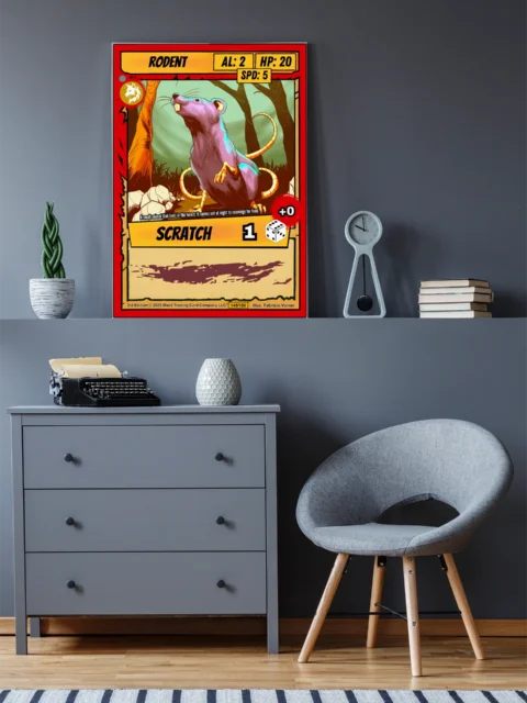 Rodent Fantasy Canvas Artwork from Ward TCG