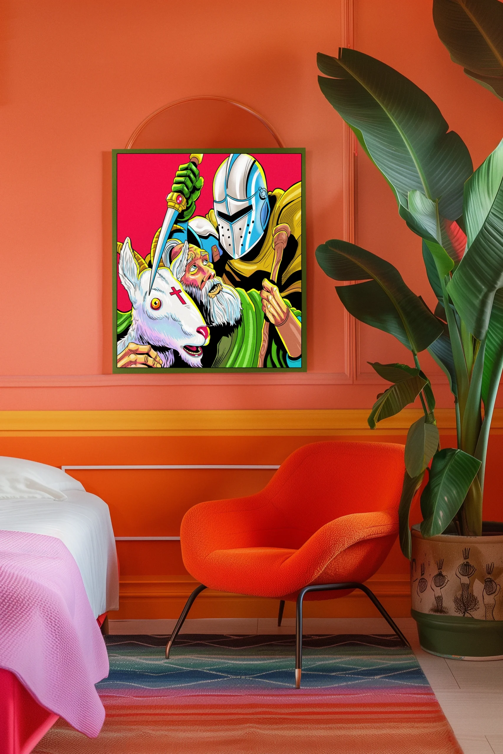 Sacrifice Goat Art Fantasy Canvas Artwork from Ward TCG - Image 5