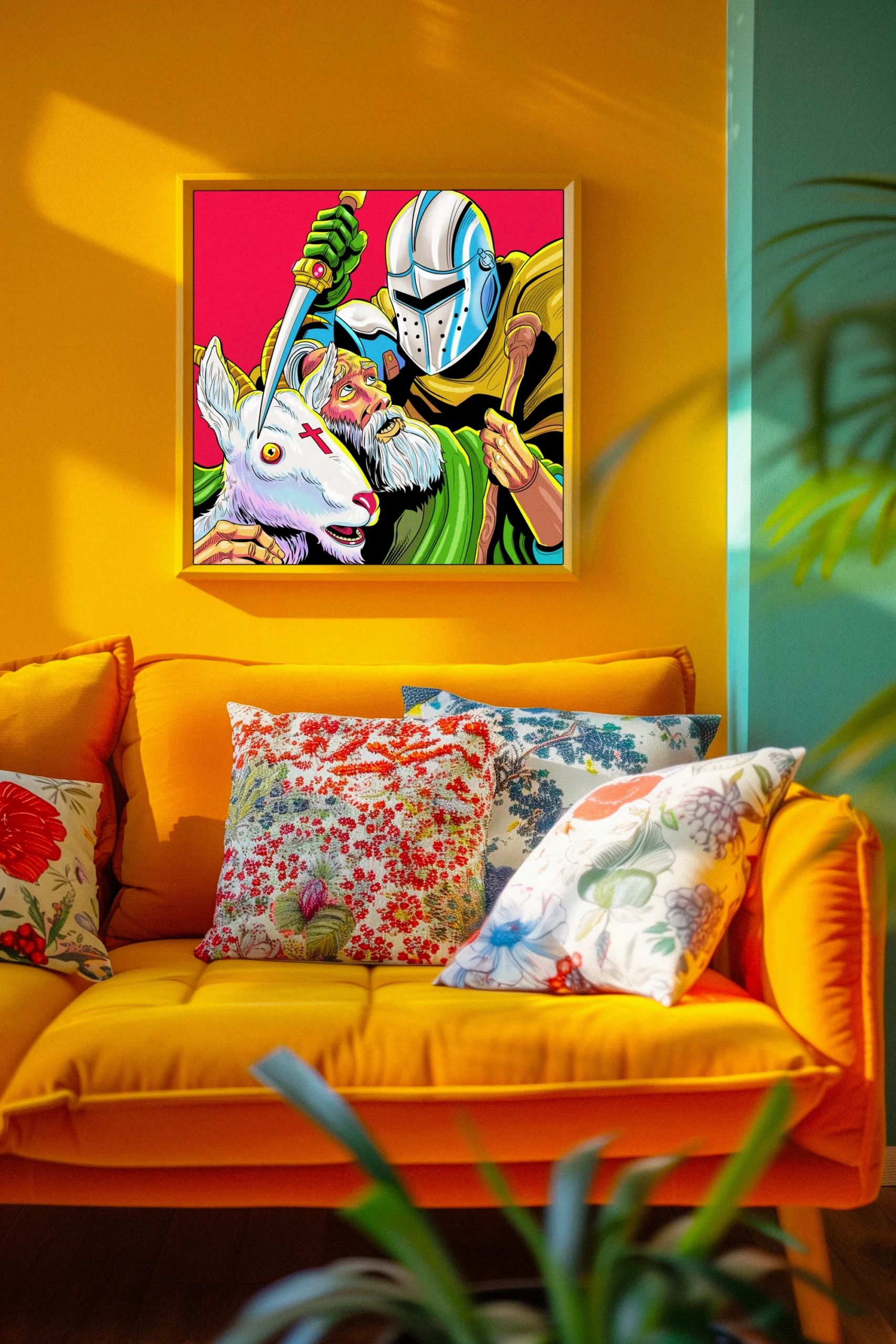 Sacrifice Goat Art Fantasy Canvas Artwork from Ward TCG - Image 3