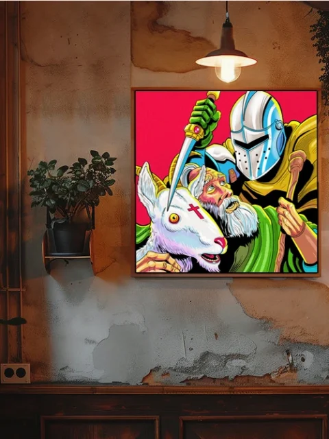 Sacrifice Goat Art Fantasy Canvas Artwork from Ward TCG