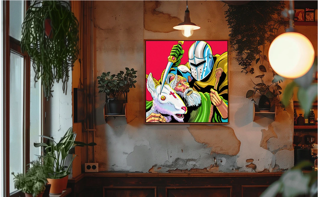 Sacrifice Goat Art Fantasy Canvas Artwork from Ward TCG