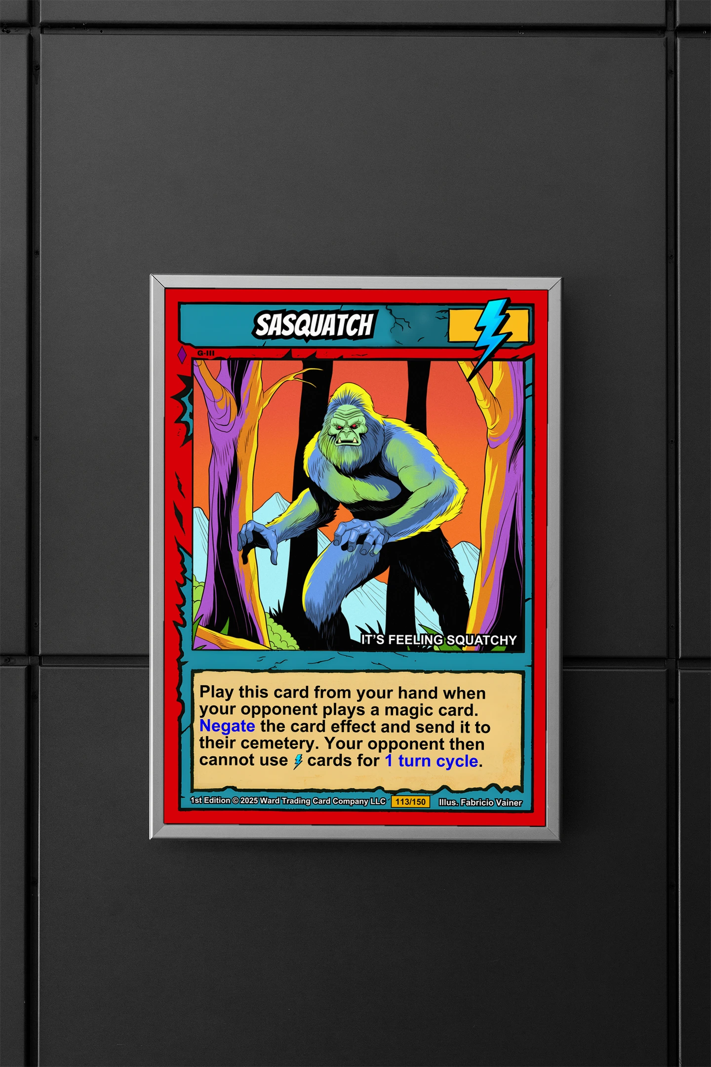Sasquatch Fantasy Canvas Artwork from Ward TCG - Image 5