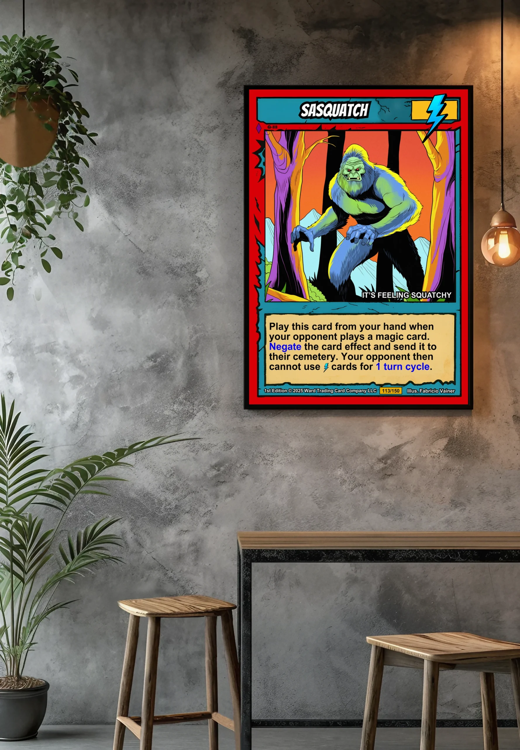 Sasquatch Fantasy Canvas Artwork from Ward TCG - Image 3