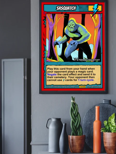 Sasquatch Fantasy Canvas Artwork from Ward TCG