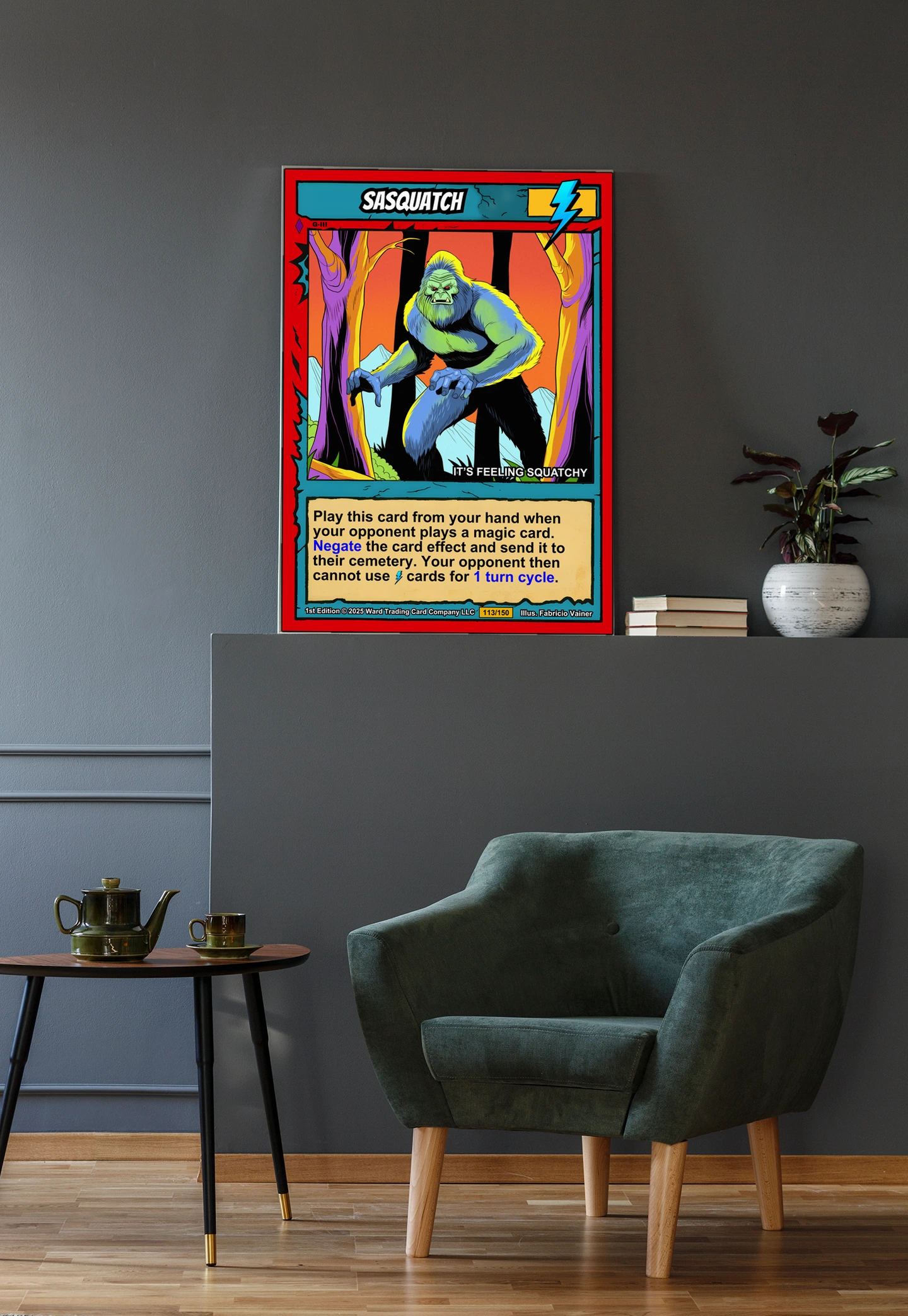 Sasquatch Fantasy Canvas Artwork from Ward TCG - Image 4