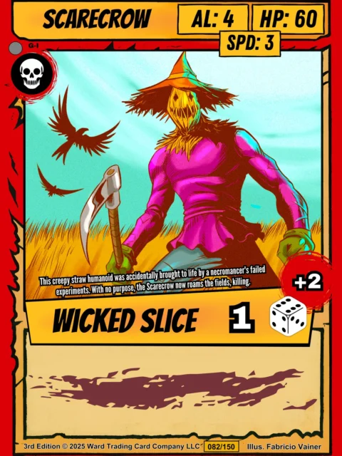Alternative view of Scarecrow Fantasy Wall Art from Ward TCG