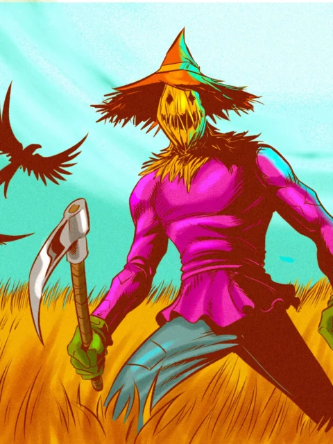 Alternative view of Scarecrow Art Fantasy Wall Art from Ward TCG