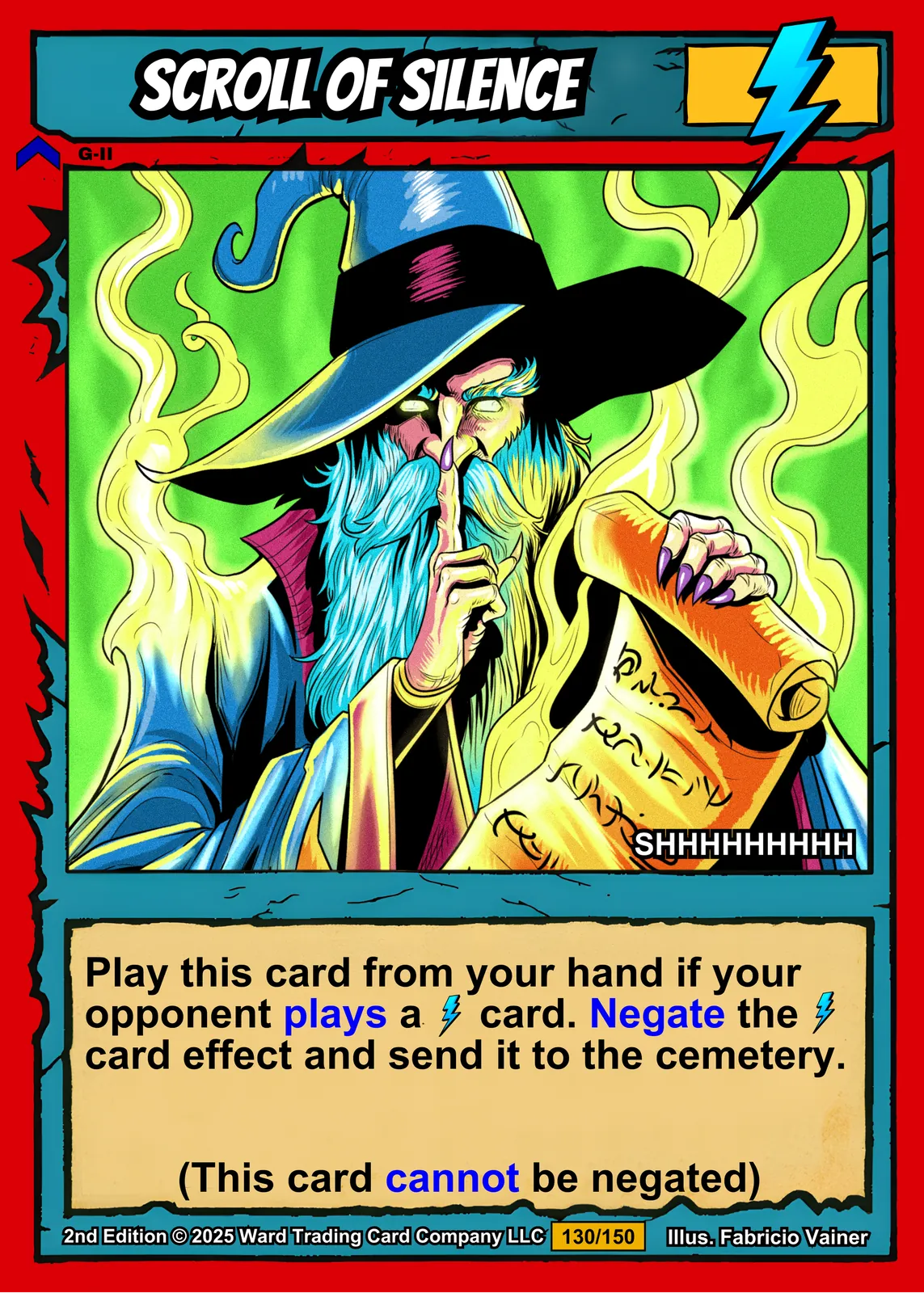 Scroll Of Silence Fine Art Canvas from Ward TCG - Image 2