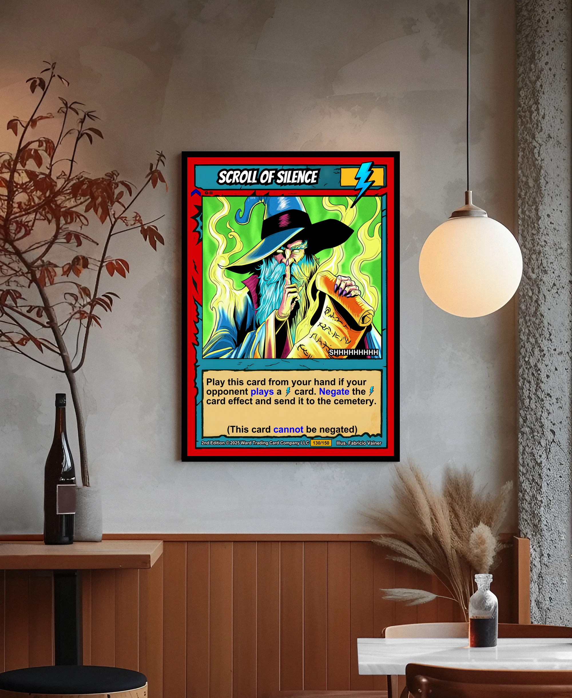 Scroll Of Silence Fine Art Canvas from Ward TCG - Image 3