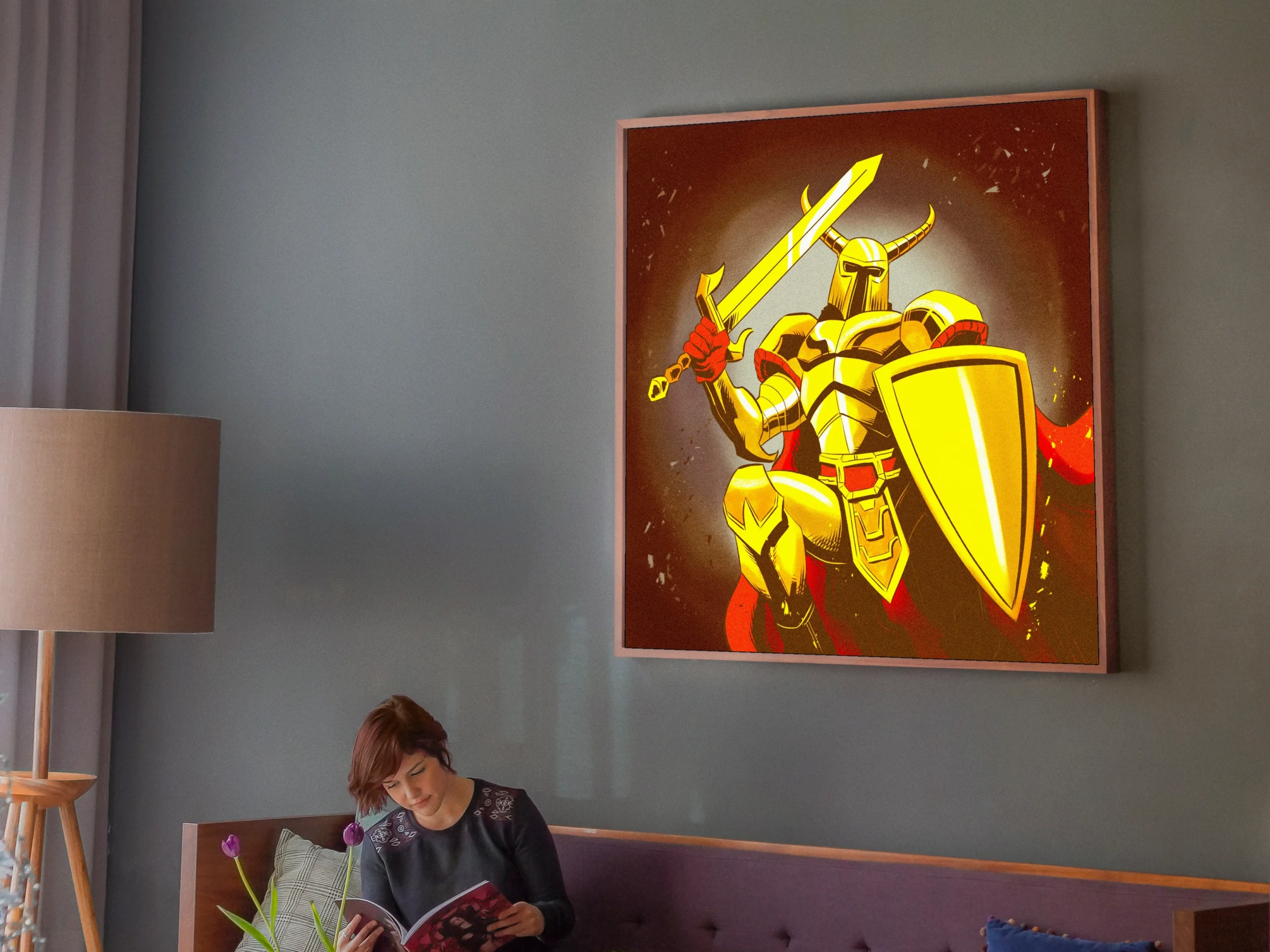 Sentinel Of Life Art Canvas Art Print from Ward TCG - Image 5