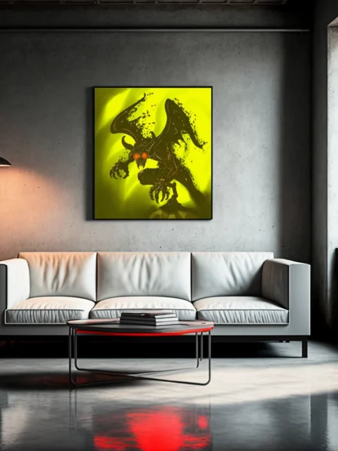Shadow Demon Art Fantasy Art Print from Ward TCG