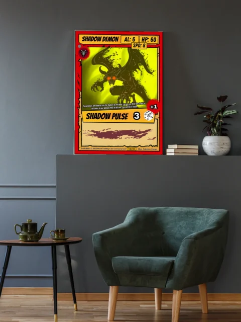 Shadow Demon Canvas Art Print from Ward TCG