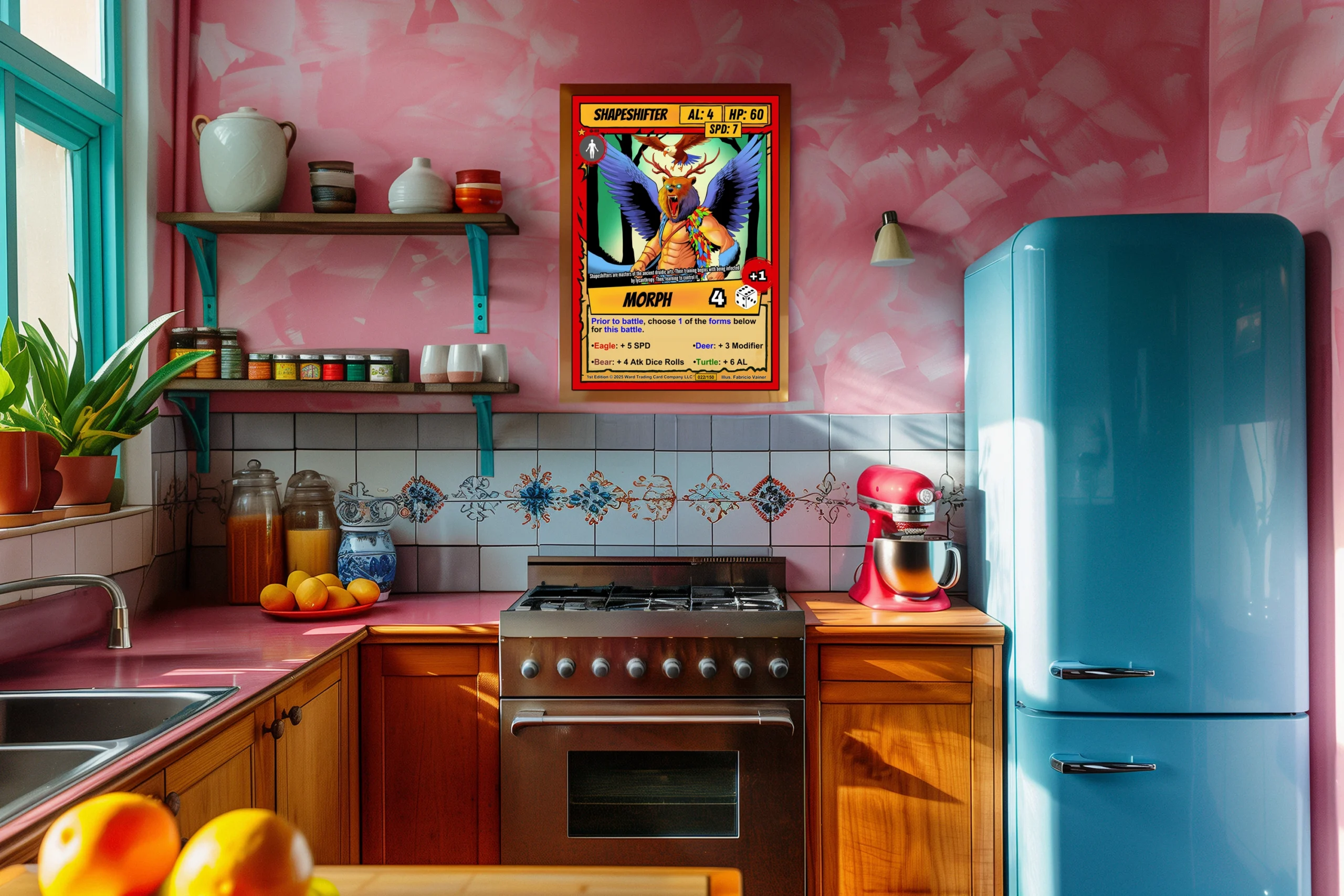 Shapeshifter Fine Art Canvas from Ward TCG