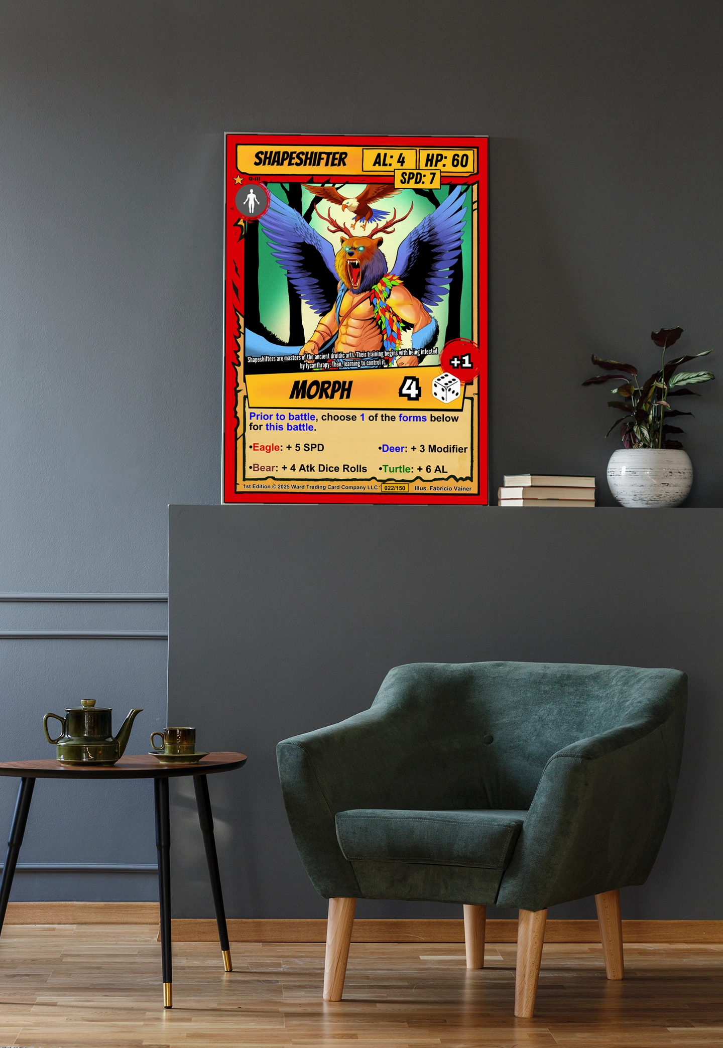 Shapeshifter Fine Art Canvas from Ward TCG - Image 4