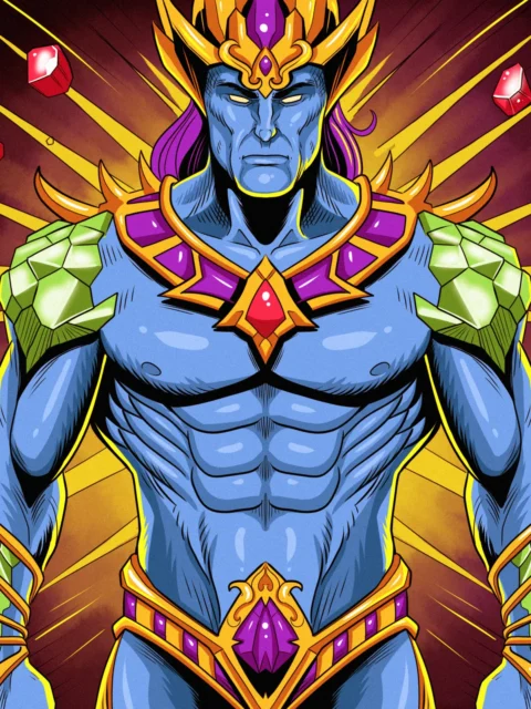 Alternative view of Shard Titan Art Canvas Wall Art from Ward TCG