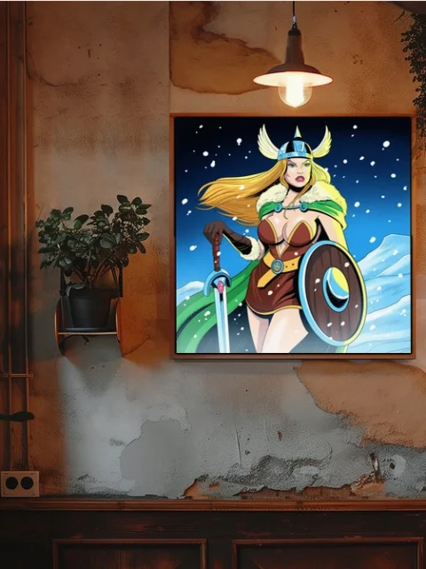 Shield Maiden Art Gallery Archival Print from Ward TCG