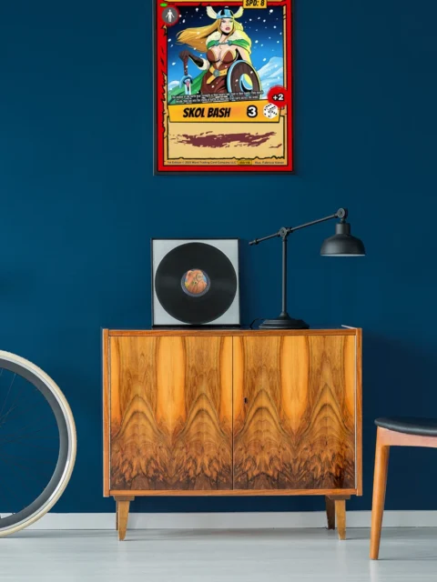 Shield Maiden Canvas Art Print from Ward TCG