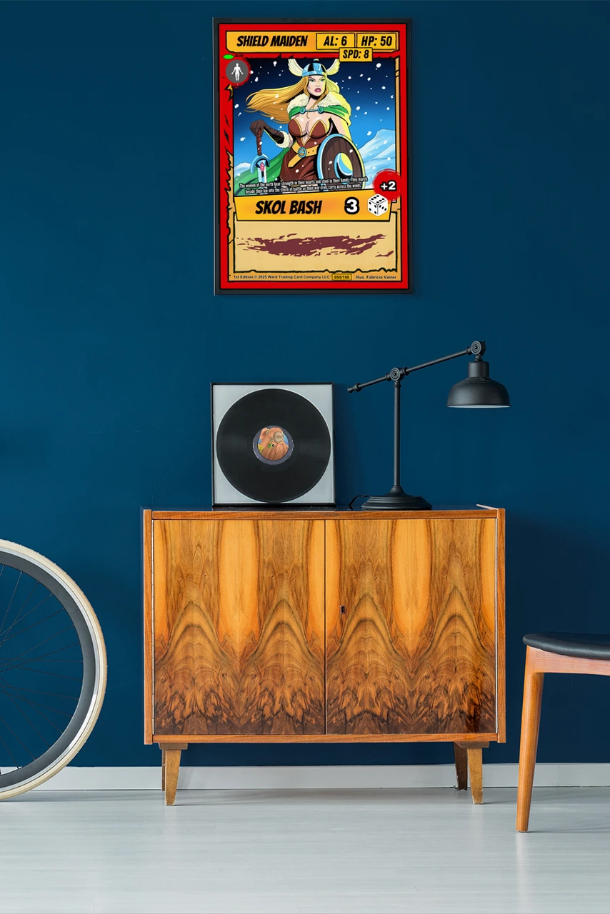 Shield Maiden Canvas Art Print from Ward TCG