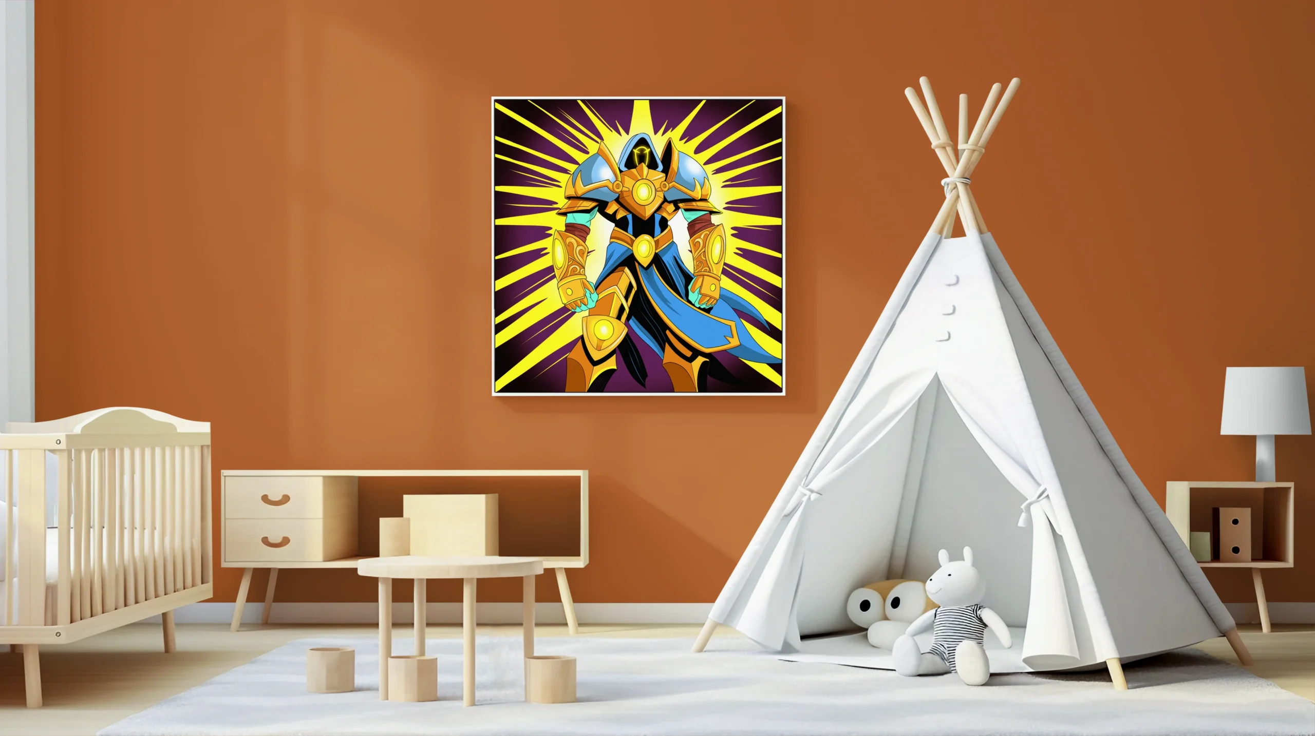 Shield Of Light Art Canvas Print from Ward TCG - Image 3