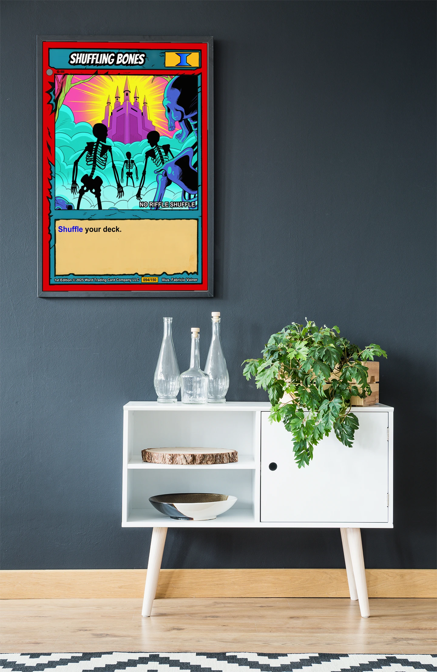 Shuffling Bones Canvas Wall Art from Ward TCG