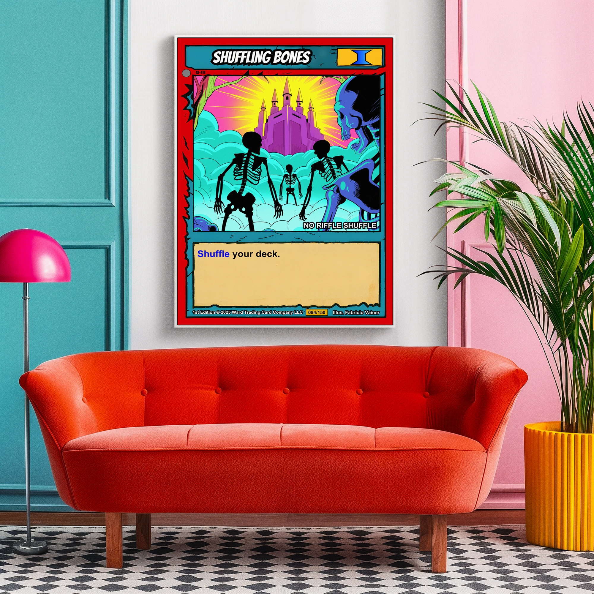 Shuffling Bones Canvas Wall Art from Ward TCG - Image 4