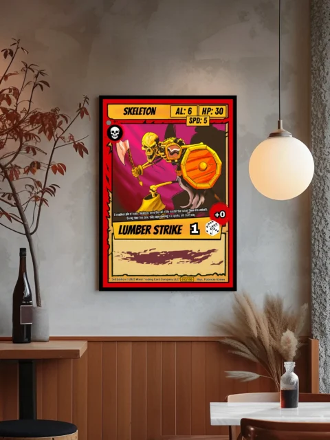 Skeleton Fantasy Art Print from Ward TCG