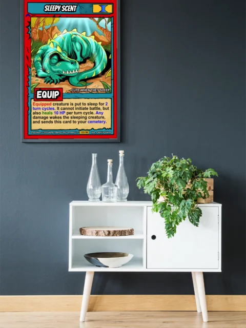 Sleepy Scent Canvas Wall Art from Ward TCG