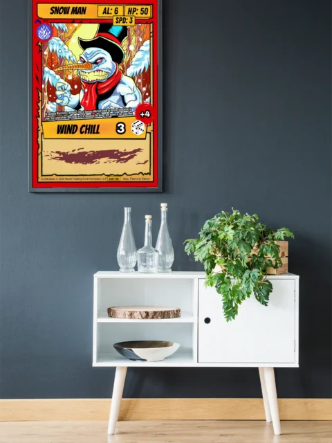 Snow Man Gallery Archival Print from Ward TCG
