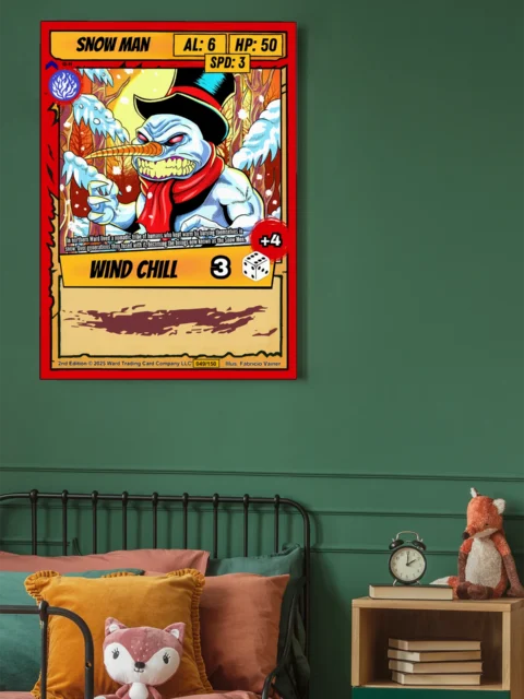 Snow Man Gallery Archival Print from Ward TCG