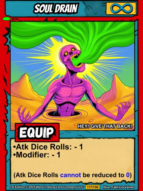 Alternative view of Soul Drain Canvas Print from Ward TCG