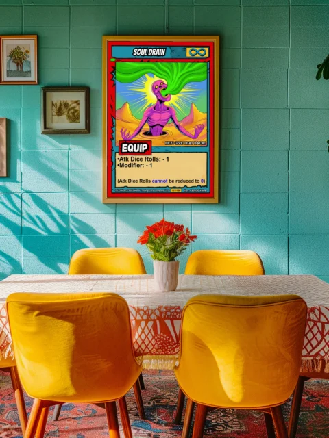 Soul Drain Canvas Print from Ward TCG