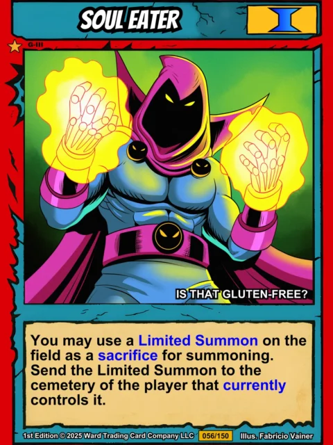 Alternative view of Soul Eater Gallery Canvas Print from Ward TCG