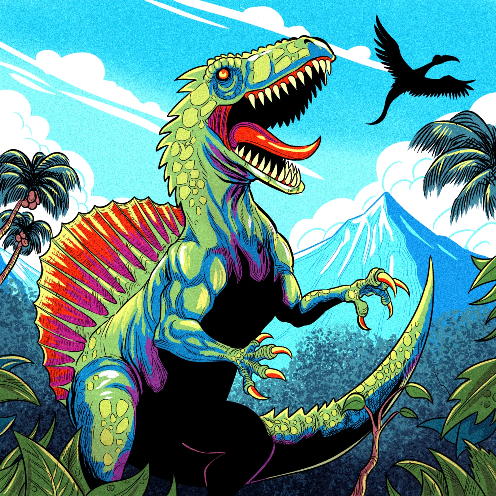 Spino Art Fantasy Canvas Print from Ward TCG - Image 2