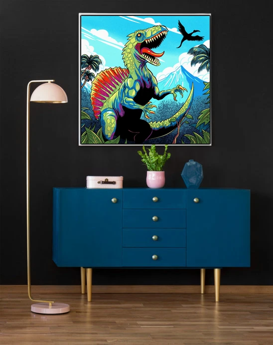 Spino Art Fantasy Canvas Print from Ward TCG - Image 5