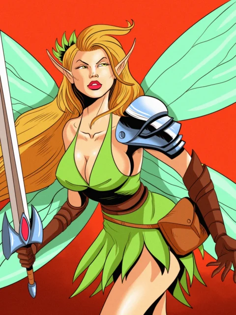 Alternative view of Sprite Art Canvas Art Print from Ward TCG