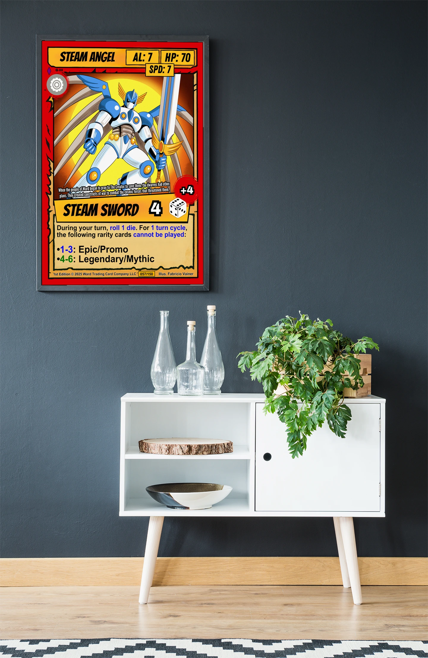 Steam Angel Fantasy Canvas Artwork from Ward TCG - Image 4