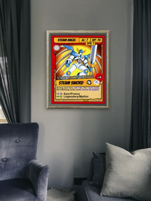 Steam Angel Fantasy Canvas Artwork from Ward TCG