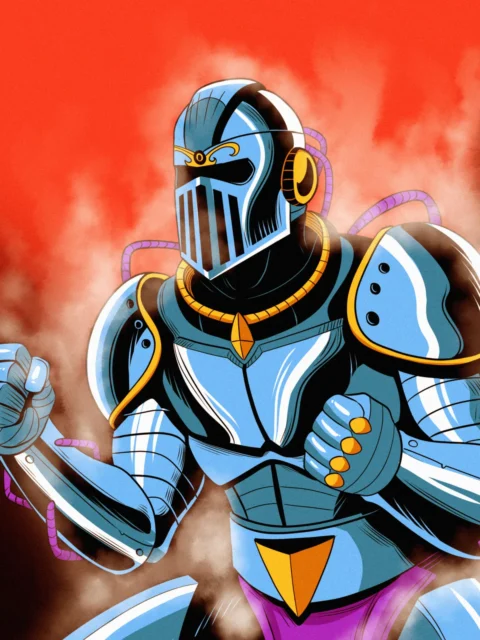 Alternative view of Steam Armor Art Canvas Wall Art from Ward TCG