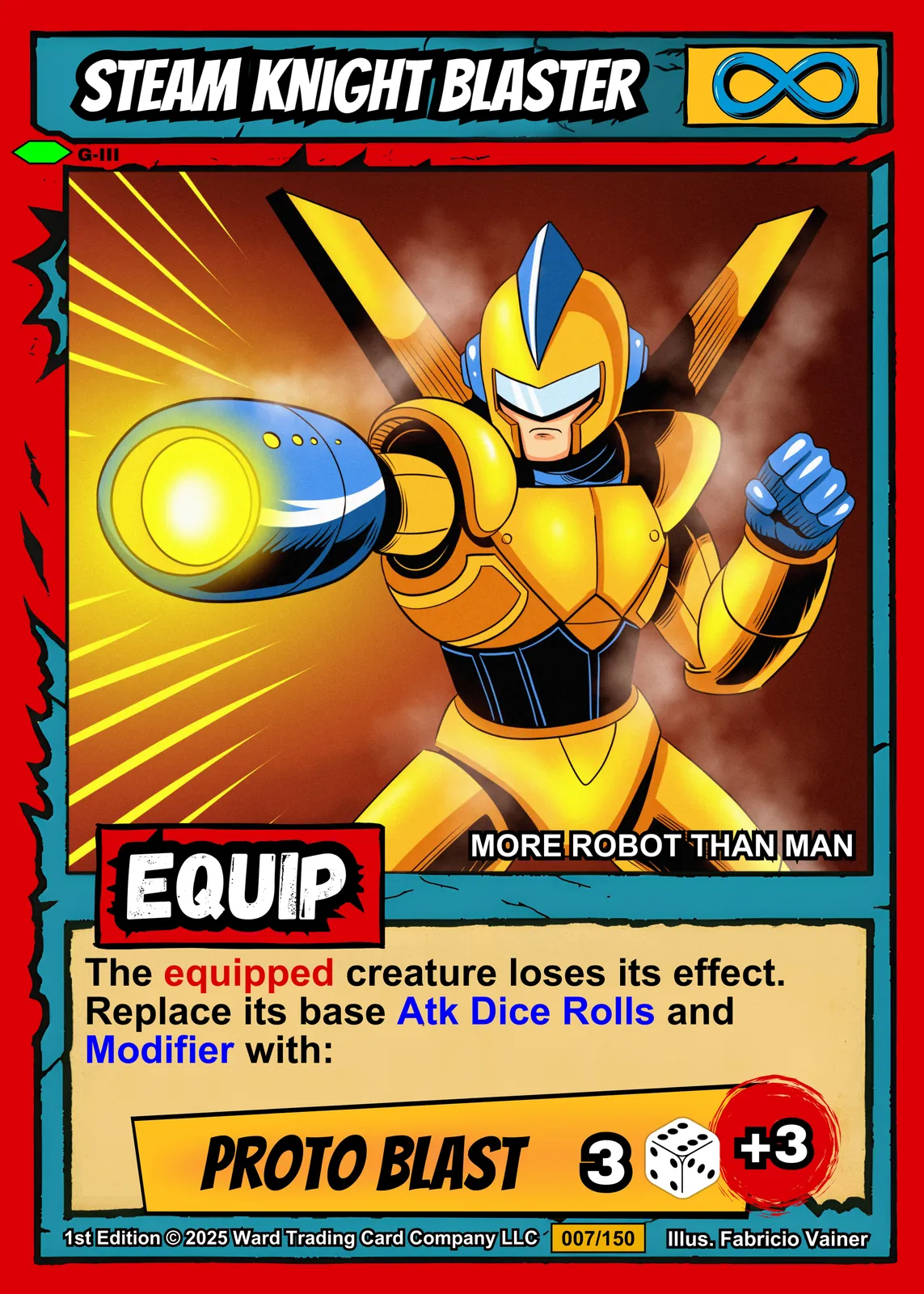 Steam Knight Blaster Fantasy Wall Art from Ward TCG - Image 2